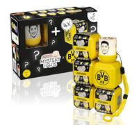 MegaLight Blind Box Lot de 5 mini veilleuses - Article de fan BVB pour enfants - Jobe Bellingham + 4 sur 9 au hasard - 4 couleurs de lumière différentes - Article de fan du Borussia Dortmund - EGGY'S
