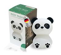 MegaLight Veilleuse LED pour enfants | Changement de couleur RGB | Veilleuse bébé sans petits éléments ingérables | Lampe d'allaitement à intensité variable Minuterie Lampe de nuit tactile Paddy Panda