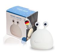 MegaLight Veilleuse LED pour enfants | Veilleuse bébé sans petits éléments ingérables | Lampe d'allaitement à intensité variable | Lampe de nuit pour chambre d'enfant tactile USB | Momo Moon