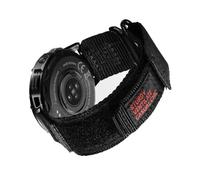 MEGALITH Bracelet de Montre en Nylon Noir 22mm: Dégagement Rapide Bracelet de Montre de Remplacement - Compatible avec Montres Connectées