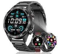 MEGALITH Montre Connectée Homme Sport: Fitness Etanche Smartwatch Compatible Android iOS - Appel Bluetooth Montres Intelligente Noir