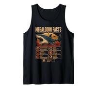 Megalodon Facts Educatif Préhistorique Shark Science Débardeur