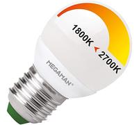 Megaman ampoule sphérique LED mate Dim to Warm 4W (remplace 25W) à grand culot E27
