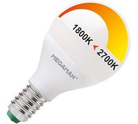 Megaman ampoule sphérique LED mate Dim to Warm 4W (remplace 25W) à petit culot E14