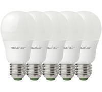 Megaman MM21963 LED CEE F (A - G) E27 forme de poire 8.6 W = 60 W blanc chaud (Ø x L) 60 mm x 109 mm 5 pc(s)