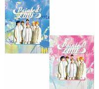 MEGAMAX - MEGAMAX PAINTED÷LOVE:) 1st Mini Album ( BLUE / PINK ) RANDOM Ver. 1ea CD+72p Photo Book+1ea Photo Card+1ea Post Card+20p Lyrics Book