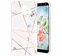 MeganStore - Custodia per Galaxy A6 2018, in morbido TPU, ultra sottile, motivo marmo di stampa, in silicone, antigraffio, per Coque pour Samsung Galaxy A6 2018, 10#