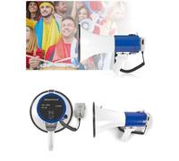 Mégaphone 25W Portée 1500 m - 120dB Sirène intégrée