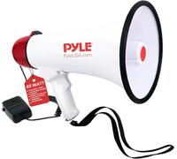 Mégaphone, 40 Watts, Son Clair Et Poignée Ergonomique, Mégaphone Porte Voix Multifonction Avec Parole, Sirène, Contrôle Du Volume, Microphone Détachable ,Sports, Intérieur Et Extérieur