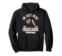 Mégaphone de Pom-Pom Girl Marron Just Here Cheerleaders Mom Sweat à Capuche