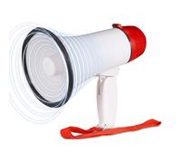 Mégaphone de stade Porte-voix pliable 200 m 0,4 kg Mégaphone rouge léger