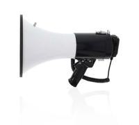 Mégaphone HQ 25W Portée 100 m - 120dB Sirène intégrée Bandoulière et microphone amovible