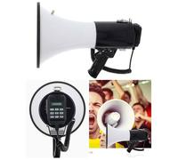 Mégaphone - NEDIS - 25W - Portée 1500 m - Microphone amovible - Bluetooth/USB