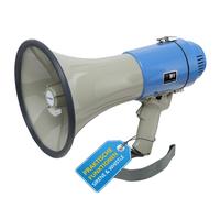 Megaphone Portable 1000m Sirene Microphone Haut-Parleur Demonstration Sangle 60w
