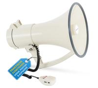 Megaphone Portable 2400m Sirene Microphone Haut-Parleur Sport Demonstration 100W