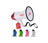 Mégaphone Rouge PYLE PMP35R 30 Watt Enregistrement Vocal Manifestation Grève