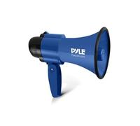 Mégaphone portable - Pyle - 30 W - Bleu- avec sirène intégrée Bleu G