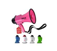 Mégaphone portable - Pyle - 30 W - Rose - avec sirène intégrée - jusqu’à 730 mètres Rose G