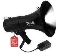 Mégaphone Portable avec Sirène - Pyle - Noir - 50 W Noir G