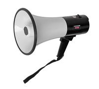 Mégaphone Portable Bullhorn, Haut-Parleur Mégaphone Portable 40 W Prend en Charge L'enregistrement et la Lecture, avec Batterie 3000 MAh pour Faire Connaître Le Hawking en