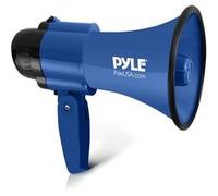 Mégaphone portable - Pyle - 30 W - Bleu- avec sirène intégrée Bleu G