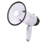 Mégaphone portatif, Mini-mégaphone portatif avec sirène intégrée et enregistreur vocal for exercices de sécurité et microphone
