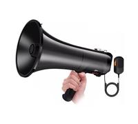 DGSYUAN Mégaphone Porte Voix Mégaphones à Main, contrôle de Vol réglable, Haut-Parleur Bullhorn 100 W, Dispositif USB, activités de Plein air, sirène intégrée Megaphone Porte Voix(B)