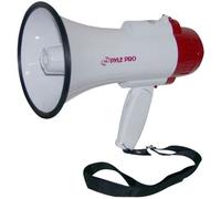 Mégaphone Rouge PYLE PMP35R 30 Watt Enregistrement Vocal Manifestation Grève