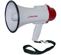 Mégaphone Rouge PYLE PMP35R 30 Watt Enregistrement Vocal Manifestation Grève