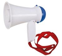 P'TIT Clown - 84001 - Mégaphone de Supporter 16 cm - Blanc - Parfait pour Les Célébrations et Événements Sportifs