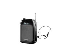 Mégaphone T9 Portable, Haut-parleur Sans Fil UHF, Amplificateur Vocal 15W, Radio FM 7.4V pour l'enseignement