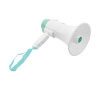 Mégaphone Trompette à Main Enregistrement, Amplificateur Vocal | Microphone D'enregistrement, Alarme Sirène Intégrée, Plastique Blanc, pour Marchands et Guides Touristiques