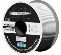 MegaSat 100093 Câble coaxial Ø extérieur: 7.0 mm blanc 100 m