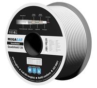 MegaSat 100093 Câble coaxial Diamètre extérieur: 7.0 mm blanc 100 m