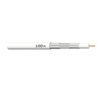 Megasat 100189 câble coaxial 75 Ohm 100 m Blanc référence 100189 dimensions 275x275x110 mm poids 4 kg