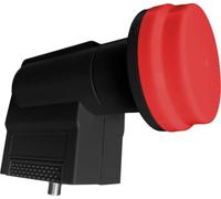 Megasat Diavolo Unicable II - LNB SCR jusqu'à 24 utilisateurs - Noir/Rouge | Pour récepteurs Unicable I et II, facteur de bruit de 0,1 dB