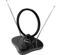 Megasat DVB-T 30 V2 - Antenne (DVB-T/DVB-T2, FM, Dab/Dab+, amplificateur 28 DB, Filtre LTE) - Noir