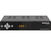 Megasat HD 350 V3 - Récepteur Satellite HD (DVB-S2, 2 × USB, Lecteur multimédia, HDMI, SCART, chaînes gratuites, 230/12 Volts) - Noir