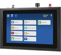 Megasat HD 7 Combo V2 - Appareil de Mesure (pour DVB-S, DVB-S2, DVB-T, DVB-T2, DVB-C, Dab+, Image TV en Direct, Unicable, écran Couleur 8,9″, écran Tactile, Batterie, Lampe) - Noir