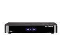 Megasat HD 935 Twin V4 - Récepteur Satellite Twin (2 Tuners, Client & Serveur Sat>IP, PVR, Bluetooth 5.1 pour la Transmission Audio vers des écouteurs/Haut-parleurs) - Noir