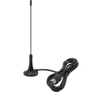 Megasat M90 - Antenne DVB-T2 (antenne Passive, Base magnétique, câble de 1,50 m) - Noir