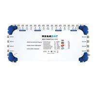 Megasat Multi-Switch 17/8 Multicommutateur Diseqc Répartition Quad LNB 4