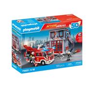 Playmobil Megaset de pompiers 71603 – Action Heroes – 185 pièces – Dès 4 ans