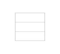 MEGASTAR Étiquettes auto-adhésives blanches 210 x 99 mm, adhésif permanent, 3 étiquettes par feuille, 100 feuilles par paquet, laser et jet d'encre, A4, LP4MS-21099