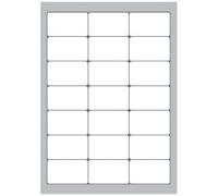MEGASTAR LP4MS-6338 Étiquettes autocollantes blanches multi-usage A4 38,1 x 63,5 mm