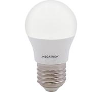 Megatron MT65003 LED efficacité énergétique F (A - G) E27 Forme goutte 5,5 W Blanc chaud (Ø x L) 45 mm x 78 mm 1 pièce.