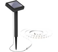 Megatron MT70011 Guirlande lumineuse solaire pour lextérieur LED blanc chaud Longueur éclairée: 3 m avec panneau solaire