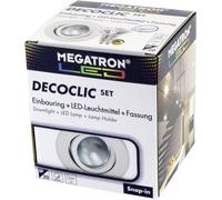 Megatron MT75401 Spot encastrable LED GU10, GU5.3 5.5 W blanc
