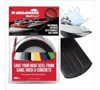 MEGAWARE KEELGUARD Protège-quille original fabriqué aux États-Unis, 12,7 cm de large, tailles de 1,2 à 3,7 m, 11 couleurs, kit d'installation complet avec apprêt, protecteur de coque, pour bateaux en