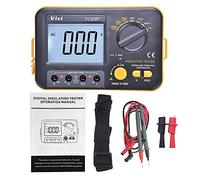 Megger Megohm Testeur de résistance d'isolement numérique VCB60+ 1000 V 0,1~2000 MΩ (noir + orange)